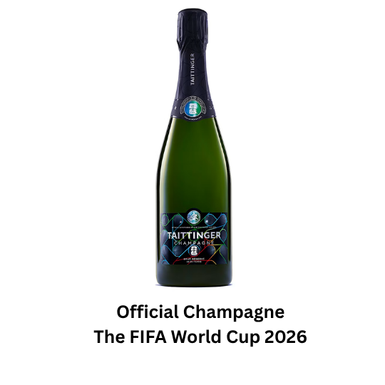 Η σαμπάνια Taittinger σκοράρει με μια ειδική έκδοση φιάλης για το Παγκόσμιο Κύπελλο της FIFA 2026.