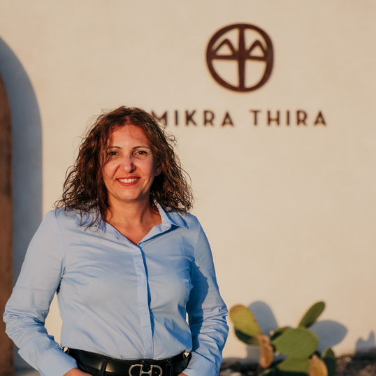 Ioanna Vamvakouri – new president of the Santorini Winemakers association